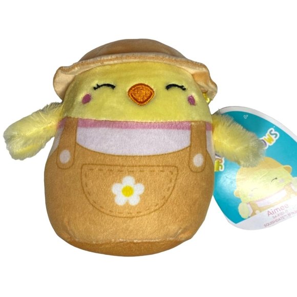 NWT Squishmallow Aimee the Chick w/ Closed Eyes 2022 EASTER Stuffed Animal - Picture 2 of 10